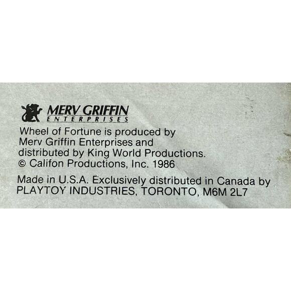 Merv Griffiin Enterprises Deluxe Wheel Of Fortune Complete Board Game - Picture 3 of 10